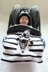 Zebra Hooded Baby Car Seat Blanket