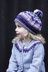"Agnes Cardigan & Beret" - Cardigan Knitting Pattern For Girls in Debbie Bliss Aymara - DB208