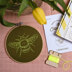 Cotton Clara Yellow Bee Embroidery Kit - 15cm 