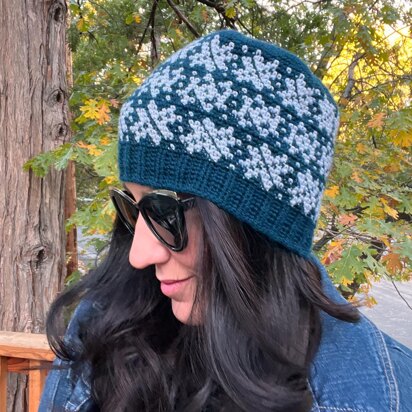 Falling Snowflakes Beanie