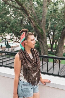 Boho Fringe Cowl