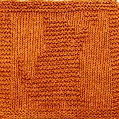 PLAYFUL KITTY Cloth - knitting pattern