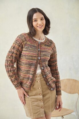 Sweater & Cardigan in King Cole Homespun Prism DK - P5998 - Leaflet