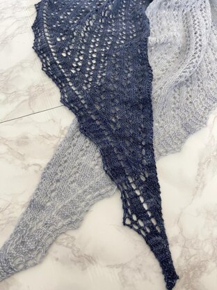 Midnight Glow Shawl