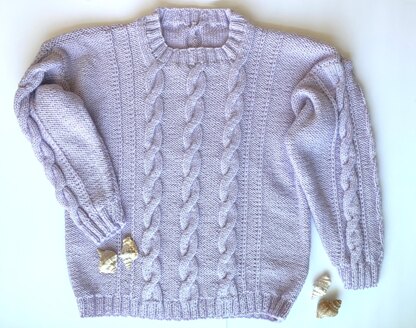 By The Beach Cabled Pullover