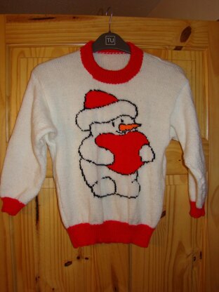 Xmas Snowman Jumper #