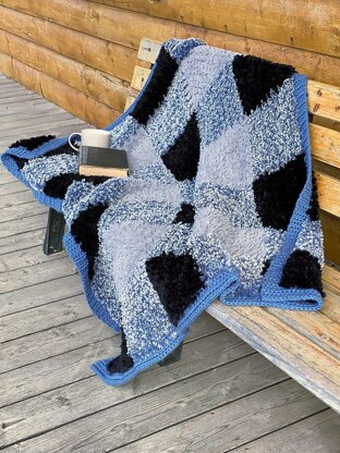 Furry Squares Blanket