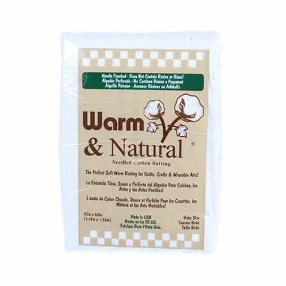 Warm Company Batting Warm & Natural Cotton 45in x 60in 