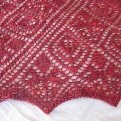 Orchid View - knitting pattern