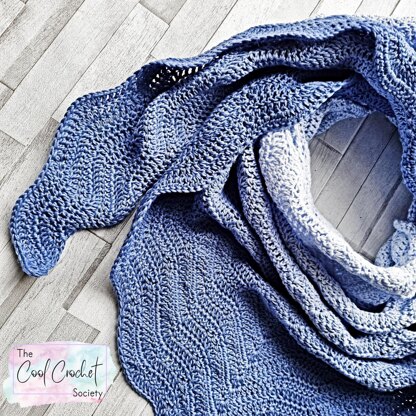 The Ocean Waves Shawl