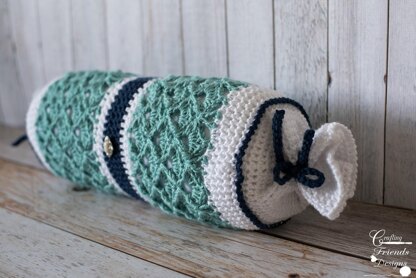 Seafoam Tranquility Bolster Pillow