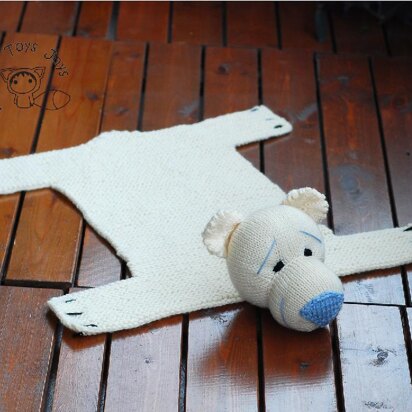 Baby Blanket Polar Bear Rug ( Mat )