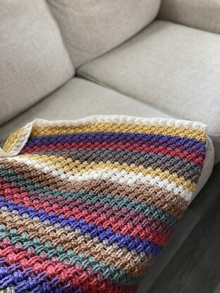 Colorful Celtic Weave Blanket