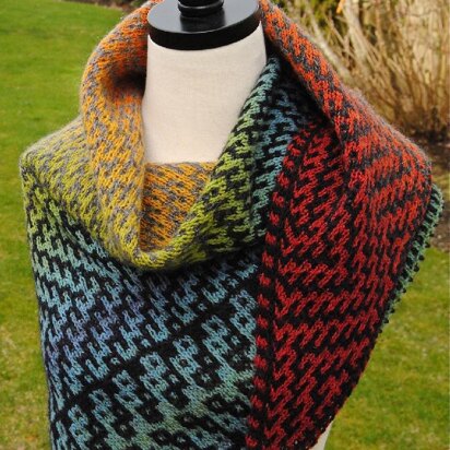 Dovetail shawl