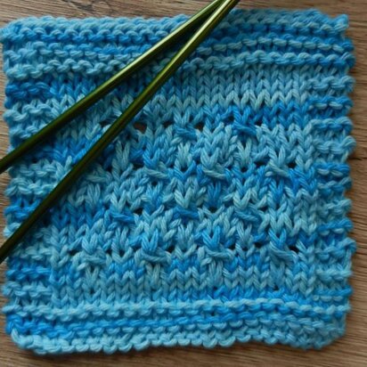 Winter Thaw Dishcloth - knitting pattern