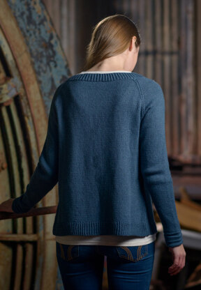 Tuck Stitch Cardigan in The Fibre Co. Luma - Downloadable PDF