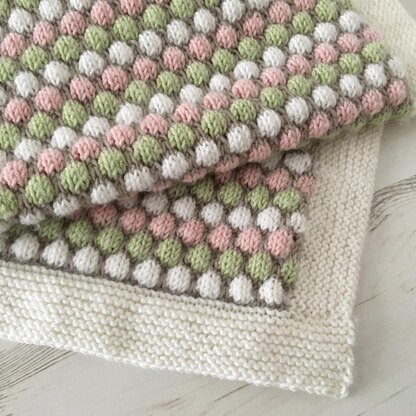 Bubble Stitch Baby Blanket