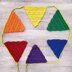 Cheerful Rainbow Bunting Banner