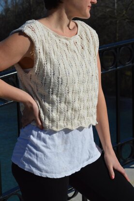 Cropped Lace Tee