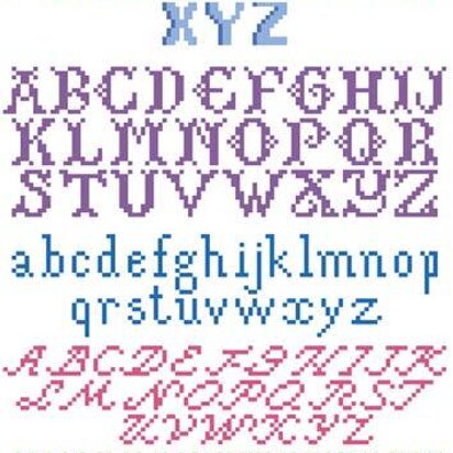 Leafy Letters cross-stitch kit