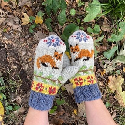 Woodland Fox Mittens