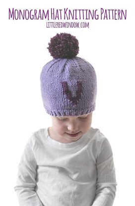 Monogram Baby Hat