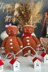 Gingerbread Man knitting toy pattern - 2 needles version