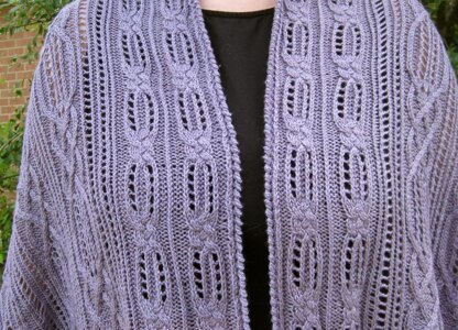 Hookset Cable Lace Shawl