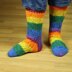 Wrapped Rainbow Socks