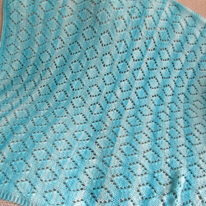 Diamond Lace Throw