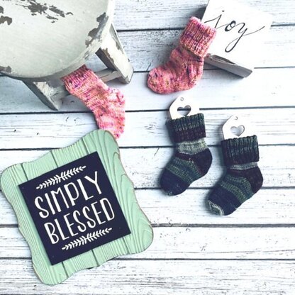 Simply Blessed Baby Sock