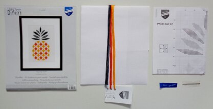 Vervaco Counted Cross Stitch Kit Pineapple Cross Stitch Kit