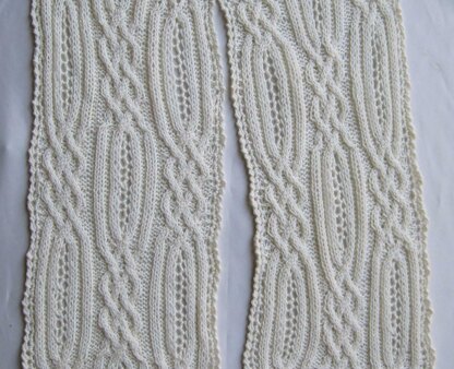 Blantrey Cable Lace Scarf