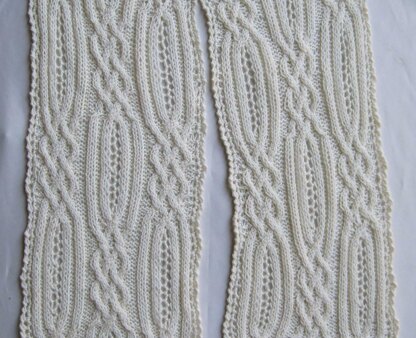 Blantrey Cable Lace Scarf