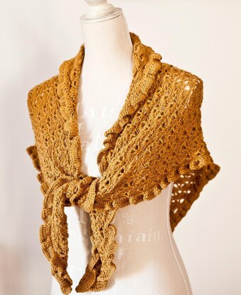 Ruffle Shawl