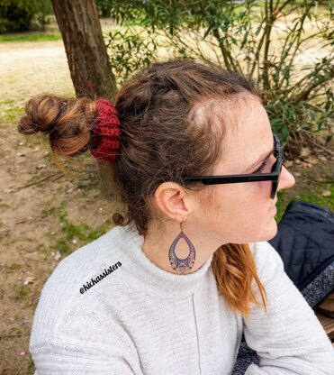 3 ways colorful scrunchies