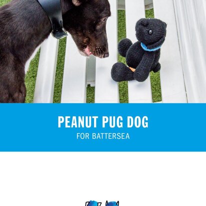 Peanut the Dog for Battersea - knitting pattern