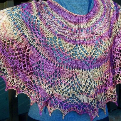 Sunburst Spectacular (poncho/shawl)