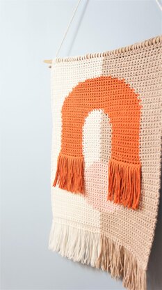 The Moon Gate Crochet Wall Hanging