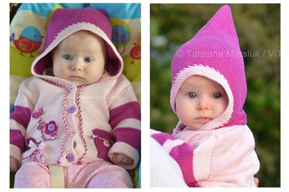"Little Wizard" Baby Cardigan Knitting Pattern