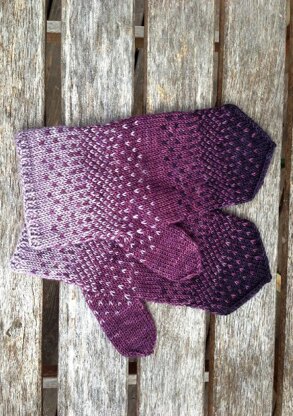 Purple Rain Mittens