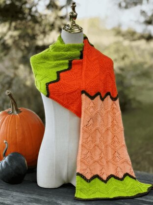 Fall Chevron Shawl