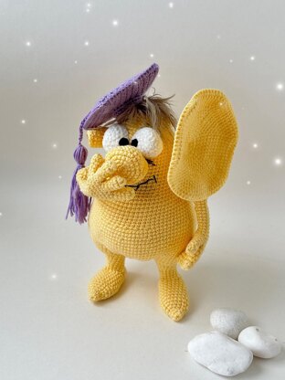 The alien Big Ear (only crochet, PDF)