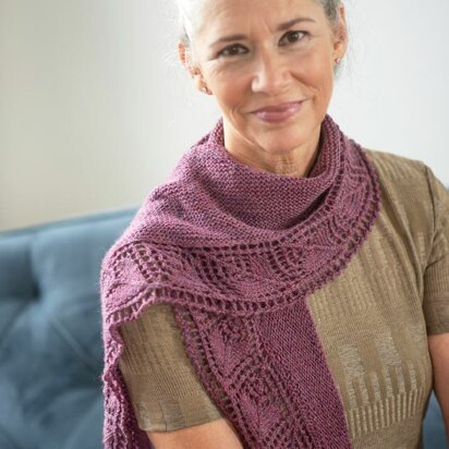 Alikae Shawl in Berroco Ultra Wool Fine - 403-2 - Downloadable PDF