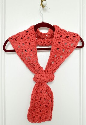 Clusters and Vs Lace Scarf