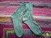 Turquoise Leaf Socks