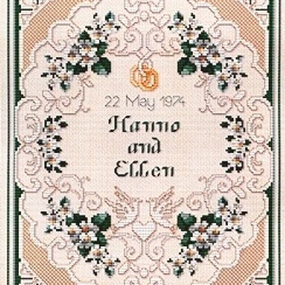 Ellen Maurer-Stroh Sampler - Wedding - EMS097 -  Leaflet