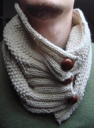 Moss stitch cowl