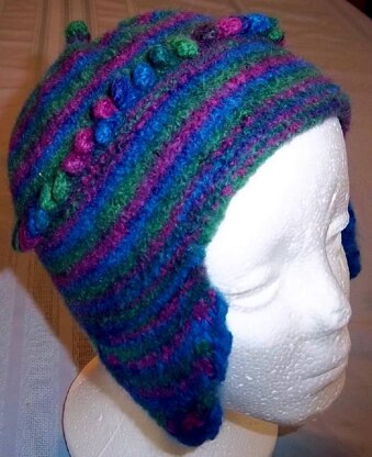 Felted Thrum-fun Hat