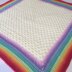 Rainbows and Cream Baby Blanket